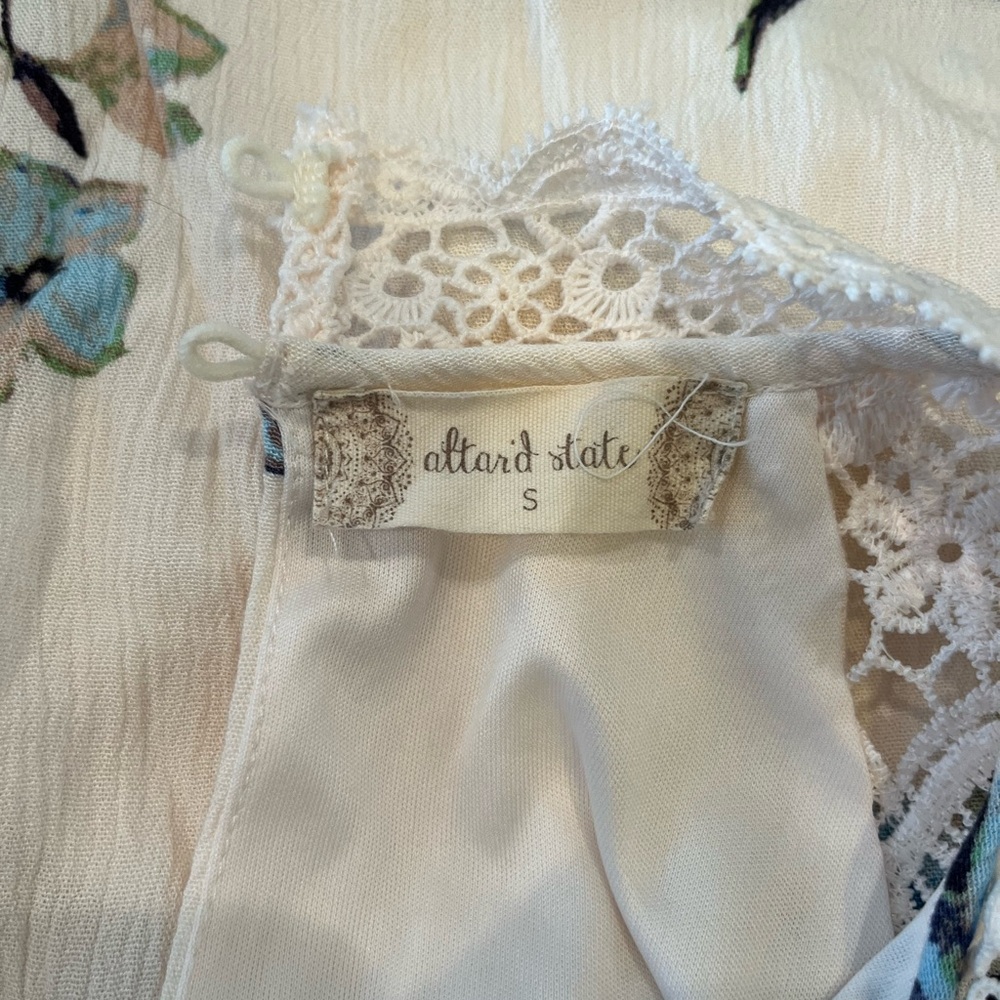 ALTAR’D STATE Floral Lace Trim Dress - Picture 8 of 8